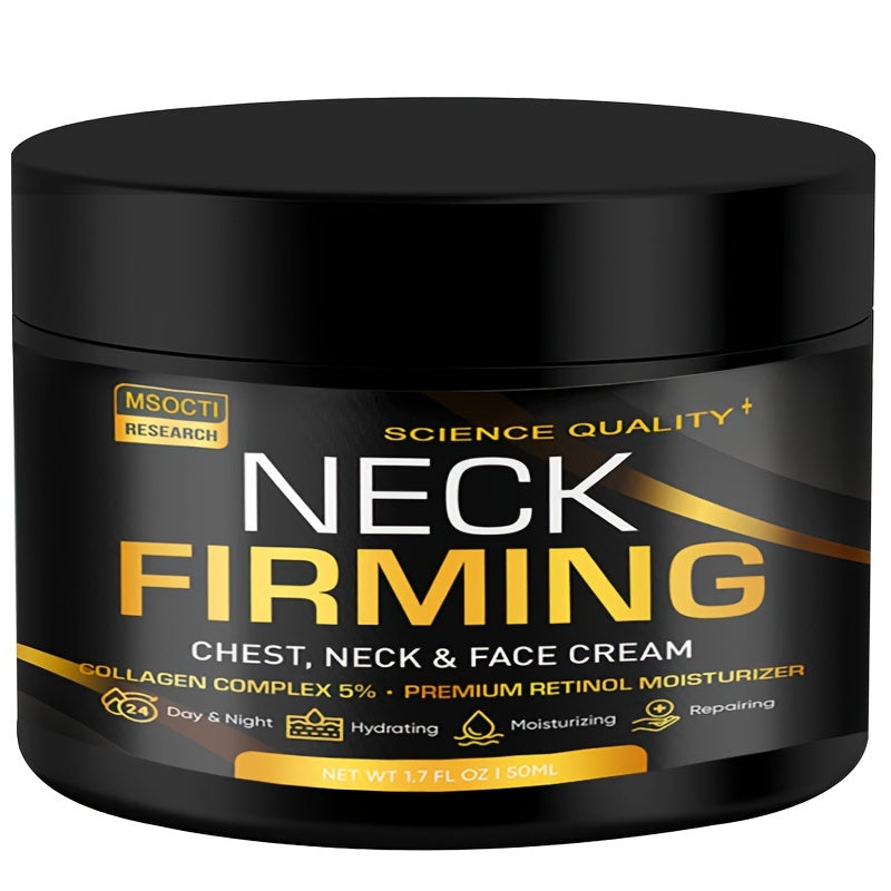 Creme Firmador para Pescoço 50ml - Colagénio e Retinol Anti-Flacidez