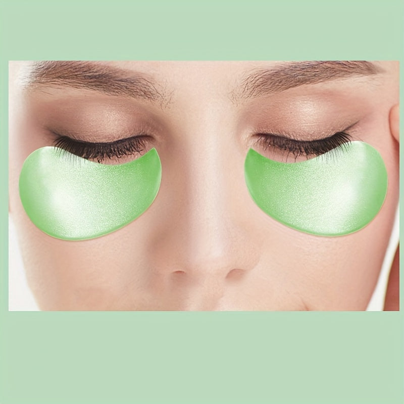 Máscaras para Olhos de Aloé Vera e Colagénio - 60 Unidades Hidratantes