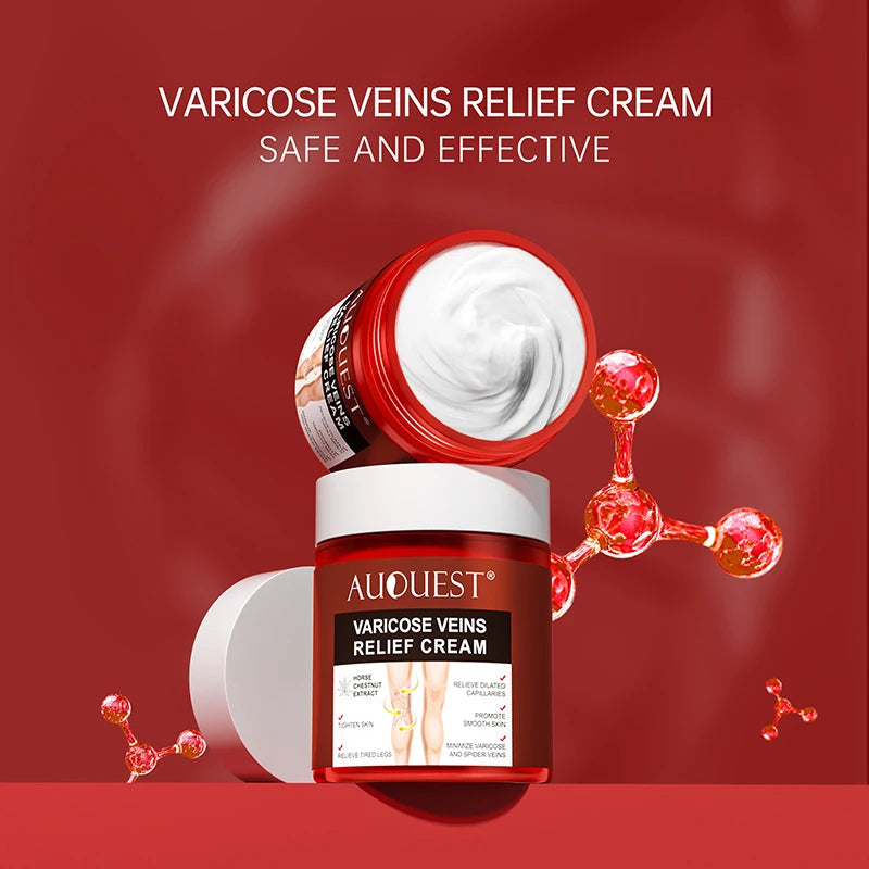 Creme Eficaz Varizes - Alívio Vasculite Flebite Pernas Pés Capilares
