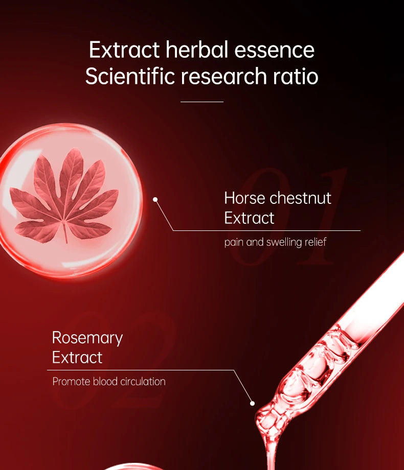 Creme Eficaz Varizes - Alívio Vasculite Flebite Pernas Pés Capilares