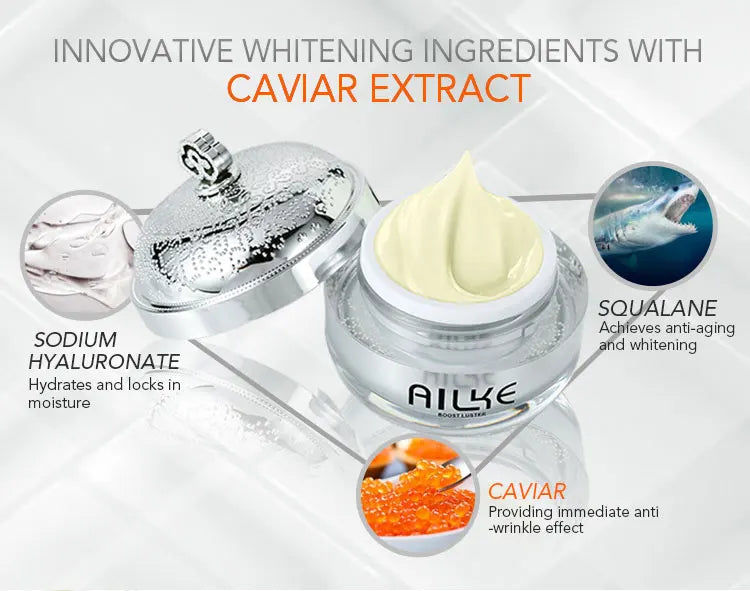 AILKE face cream Roe Essence Anti-Aging Wrinkle Brightening Moisturizing Whitening Freckles women beauty skin HOT Facial care