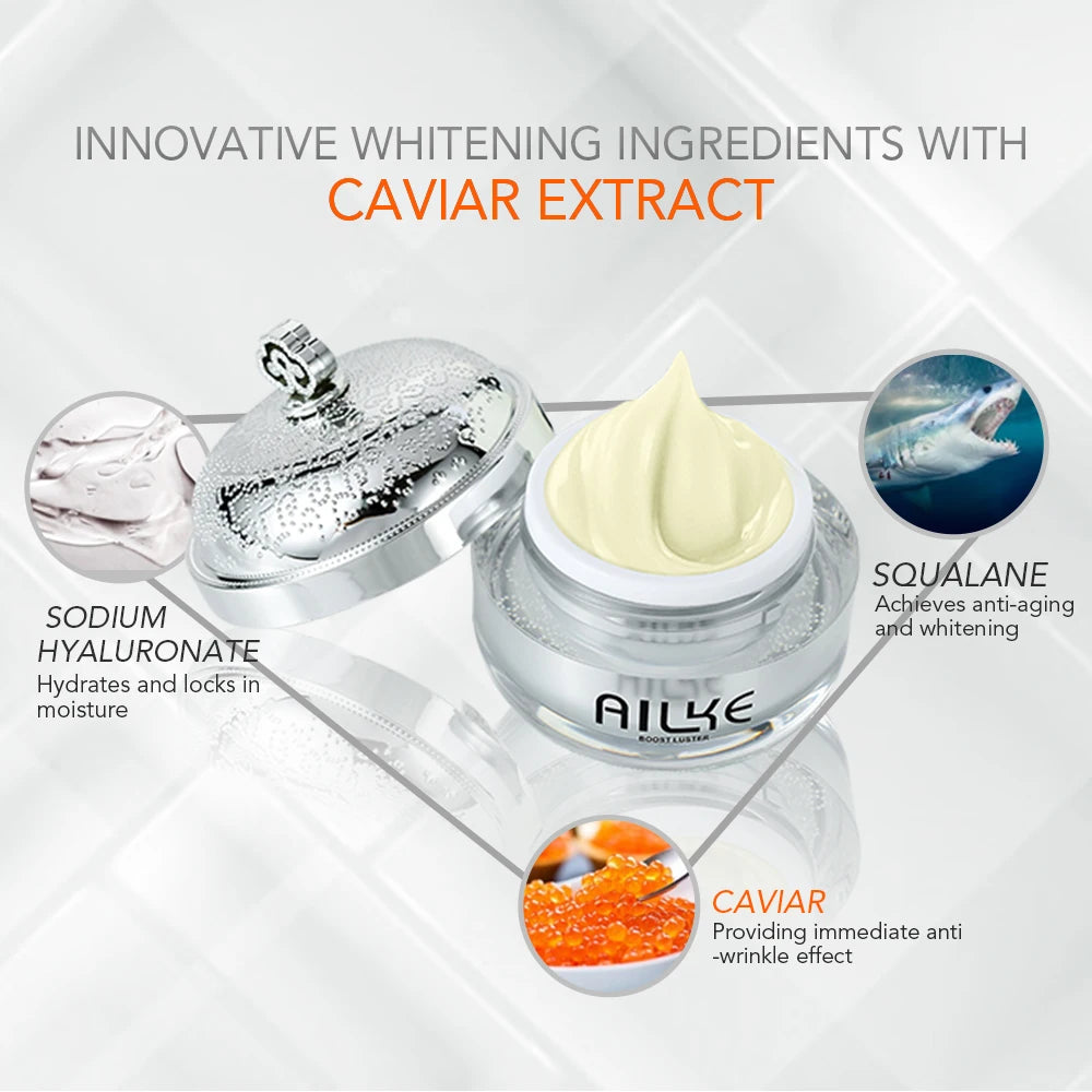 AILKE face cream Roe Essence Anti-Aging Wrinkle Brightening Moisturizing Whitening Freckles women beauty skin HOT Facial care