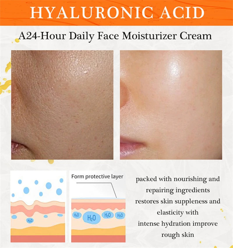 Creme Facial Vitamina C Iluminador - Anti-Idade e Firmeza
