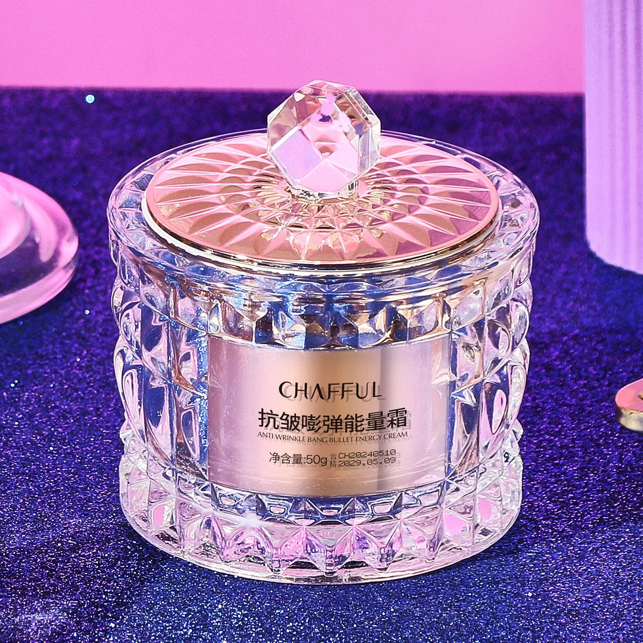 Creme Energizante Facial com Colagénio - Hidratação Profunda e Luminosidade