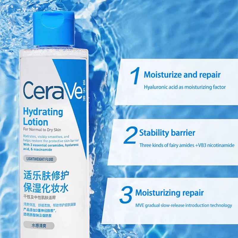 CeraVe Loção Hidratante Reparadora 200ml - Ceramidas, Ácido Hialurónico e Niacinamida
