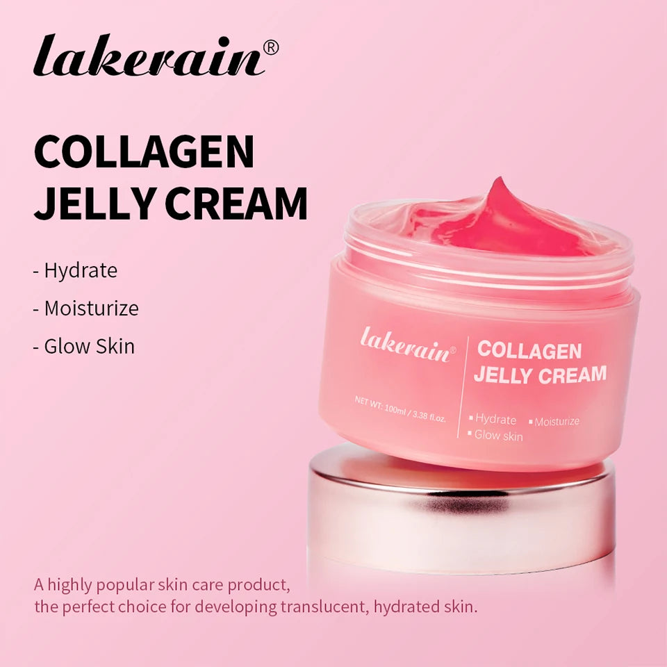 Medicube Collagen Jelly Cream Enhances Skin Barrier Moisture 24-hour Facial Shine Natural Ingredient Korean Face Care Products