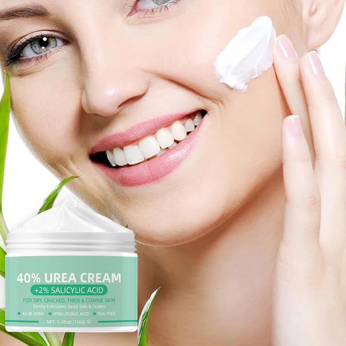 Creme de Ureia 40% + Glicerina 2% - Anti-Rachaduras para Pés e Corpo 150g