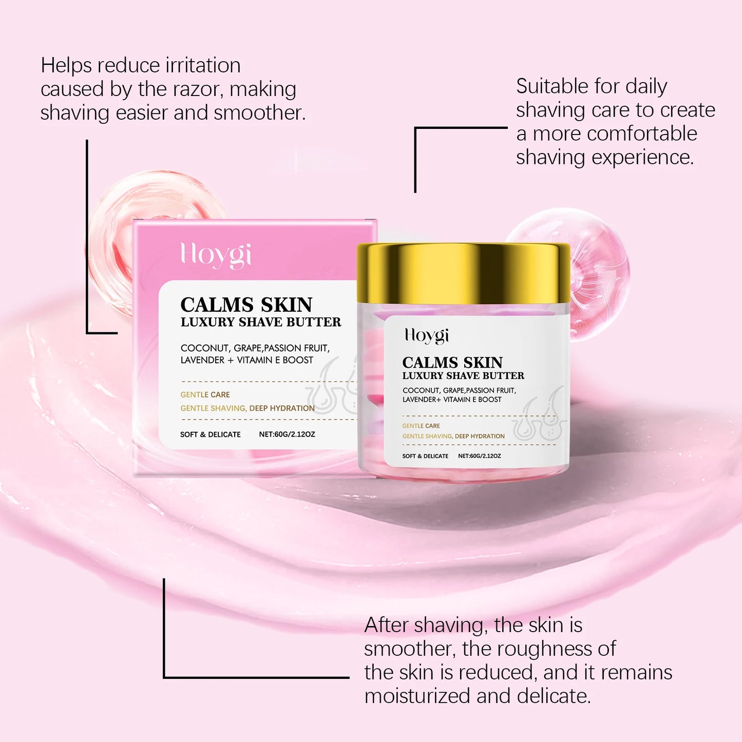 Creme Depilatório Pele Sensível 60g - Suave Indolor Esfoliante Hidratante Pós-Barba