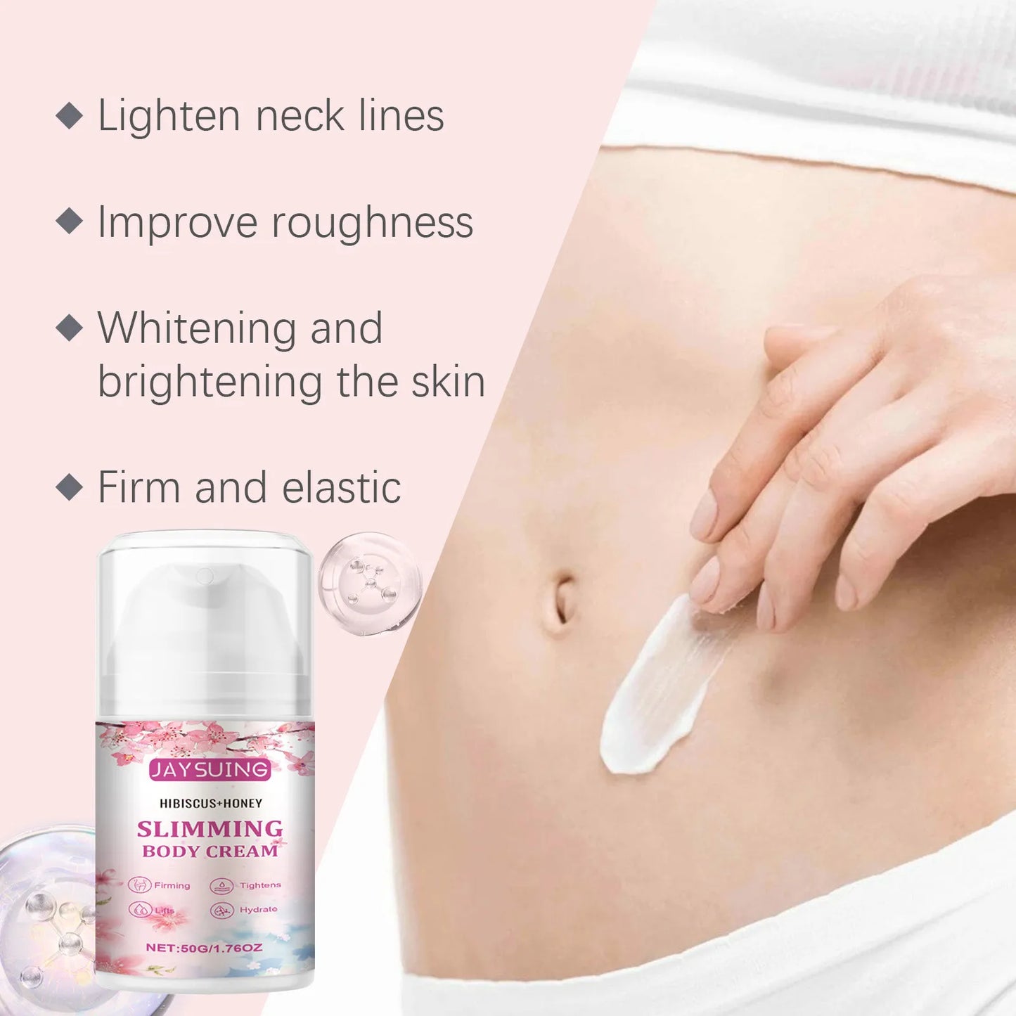 Creme Modelador Corporal Anti-Celulite Jaysuing - Queima Gordura e Firma Barriga, Pernas e Braços
