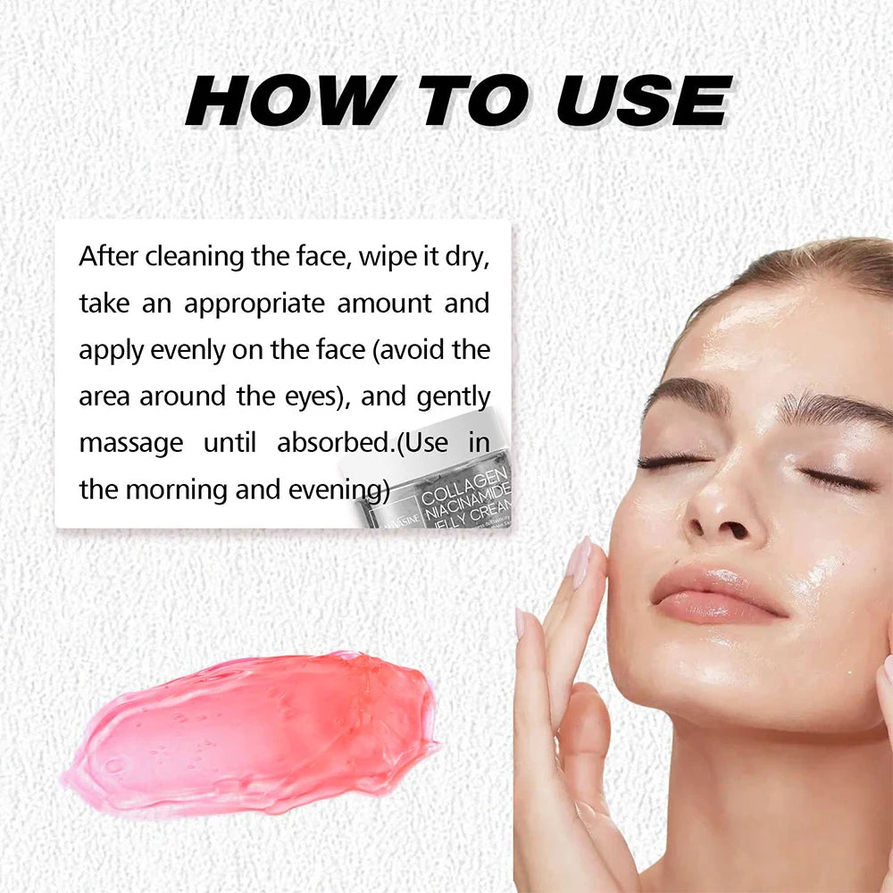 Creme Noturno Coreano com Colagénio e Niacinamida - Hidratação Profunda 50g