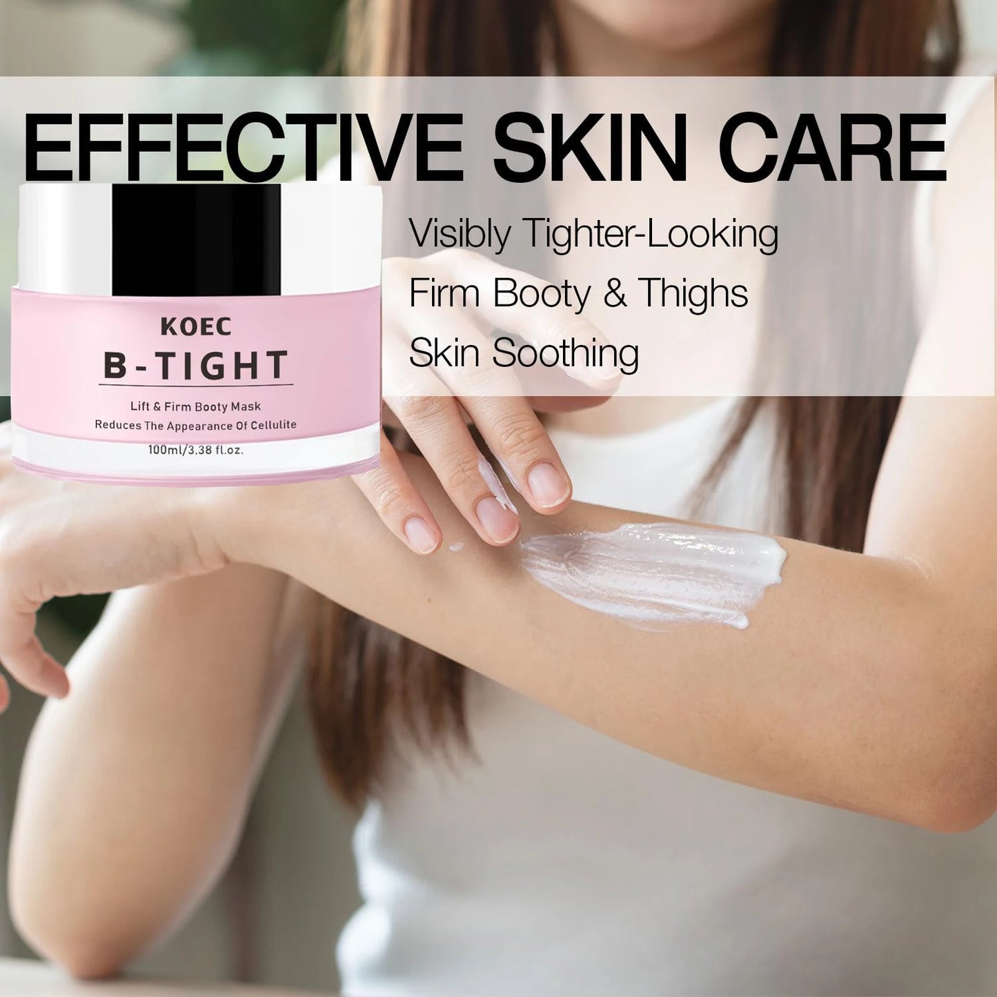 Creme Firmador para Glúteos TIGHT 100ml - Lifting e Redução de Celulite