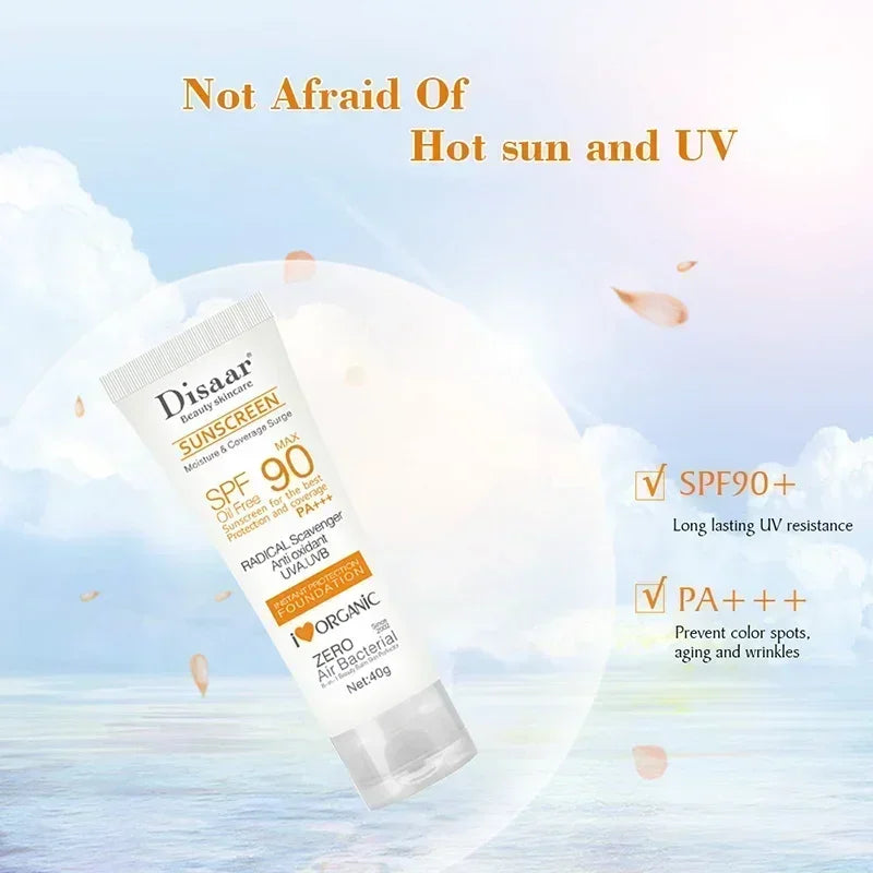 Protetor Solar Facial e Corporal SPF 90 - Anti-Idade Hidratante Clareador