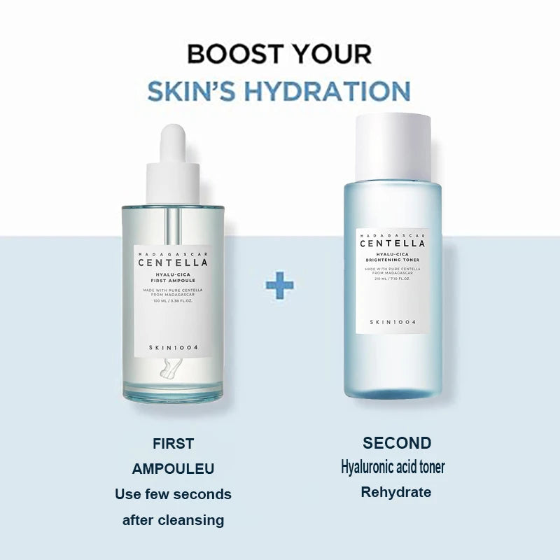 SKIN1004 Hyalu-CICA Brightening Toner Hyaluronic Acid CICA Niacinamide Essence Soothes and Moisturizes Dry Skin