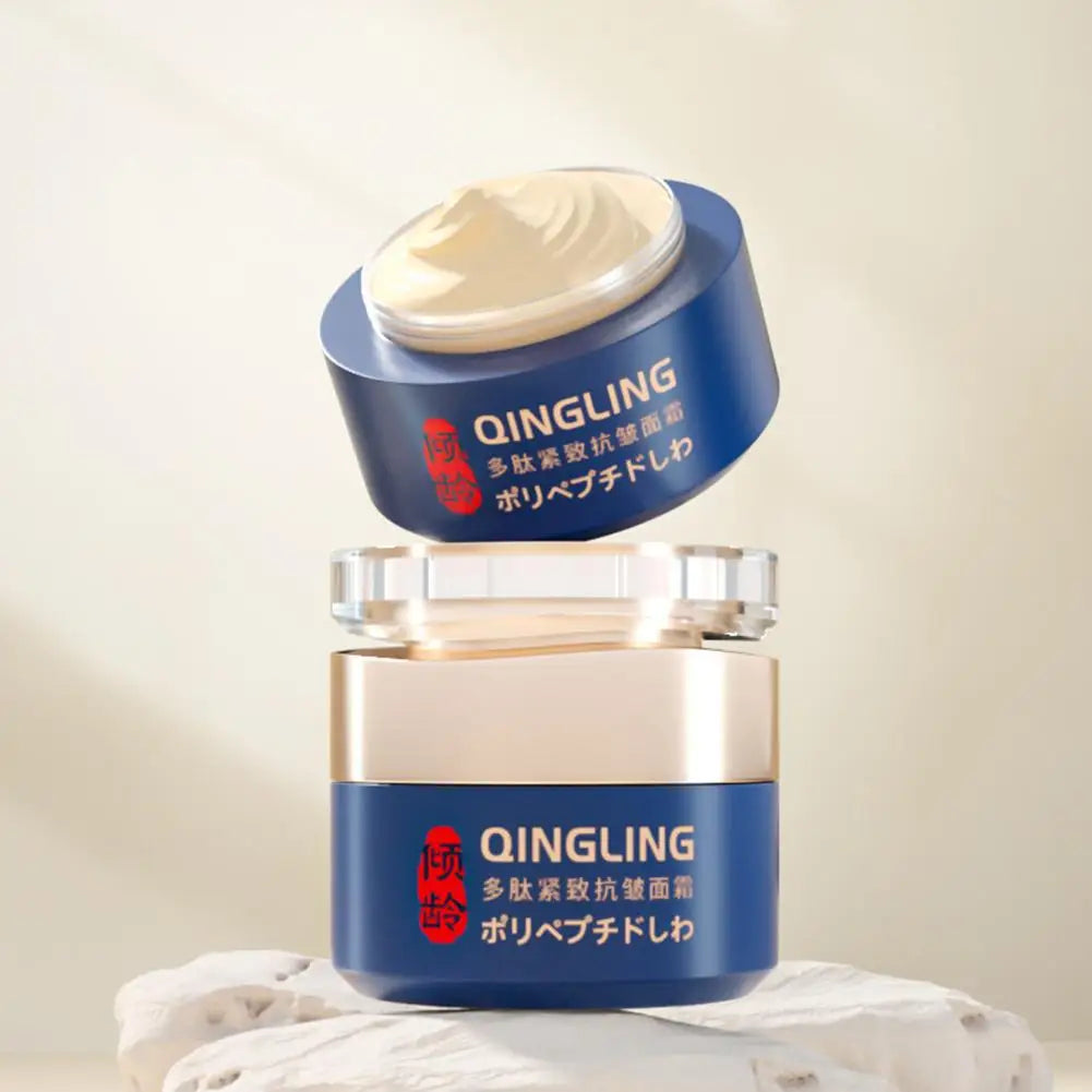 Polypeptide Tightening Anti-Wrinkle Cream Smoother Looking Skin Ageless Firm and Smooth Cream Deep Wrinkle Repair Night Cream