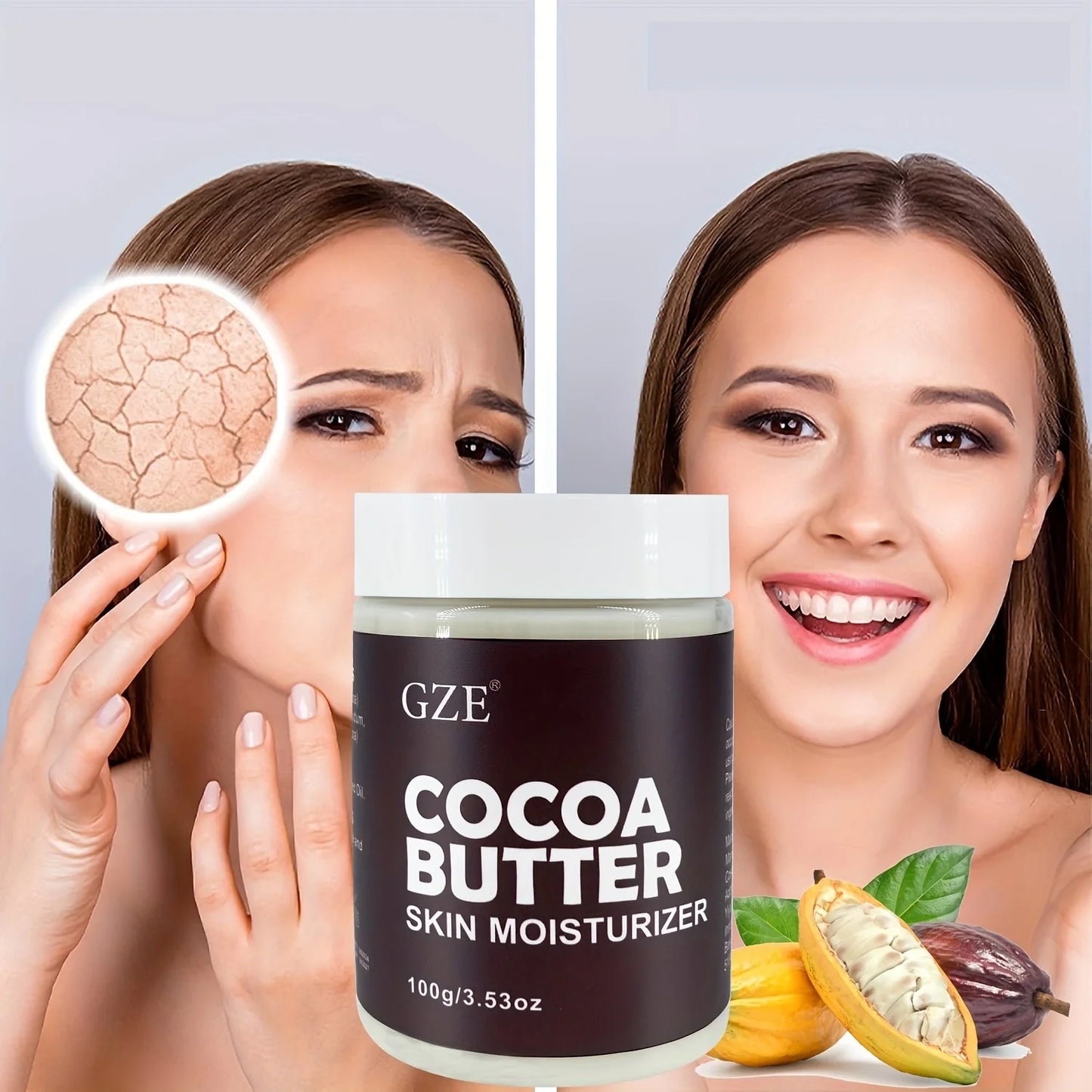 Hidratante Manteiga de Cacau - Nutrição e Brilho Natural