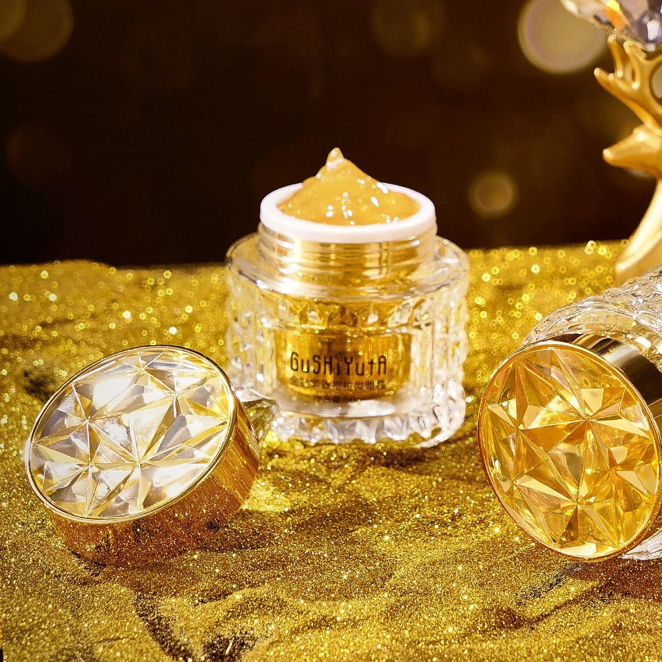 Creme Premium Ginseng e Seda Dourada - Anti-Idade Hidratante Luxo
