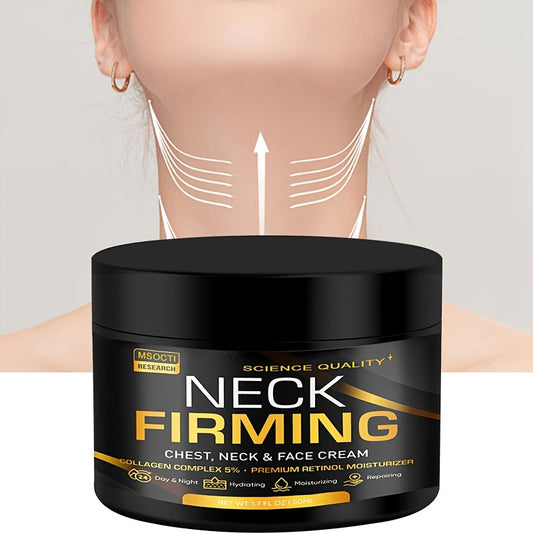Creme Firmador para Pescoço 50ml - Colagénio e Retinol Anti-Flacidez