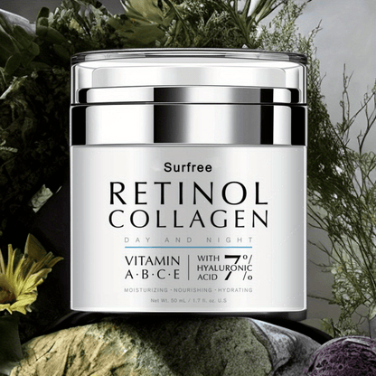 Creme Facial de Retinol 50ml - Dia e Noite com Colagénio e Vitamina C