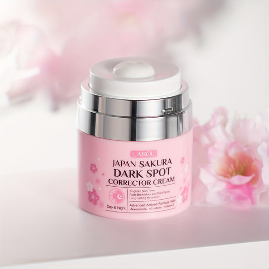 Creme Corretor Manchas Sakura 50ml - Vitamina C, E e Arbutina Anti-Idade Hipoalergénico