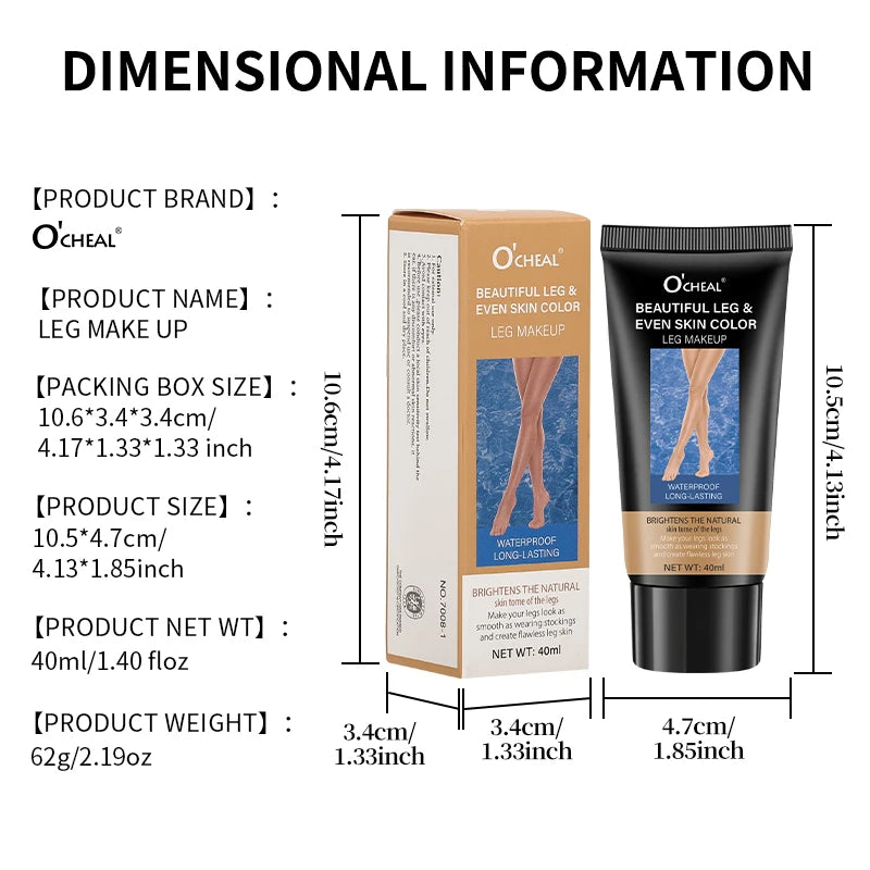 Creme de Beleza para Pernas OCHEAL - Base Hidratante com Esqualano 40ml