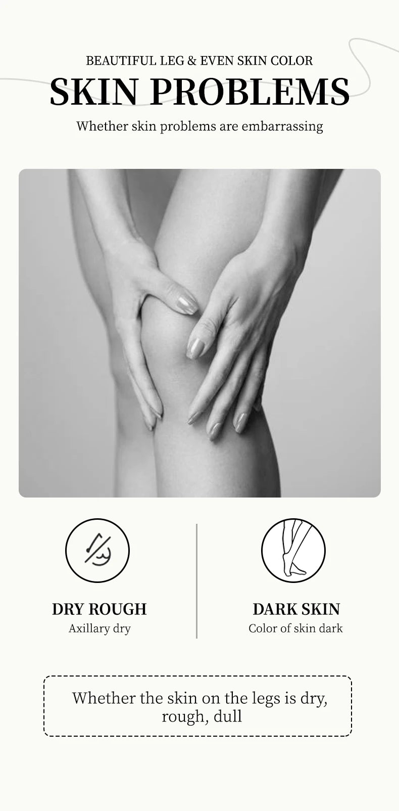 Creme de Beleza para Pernas OCHEAL - Base Hidratante com Esqualano 40ml