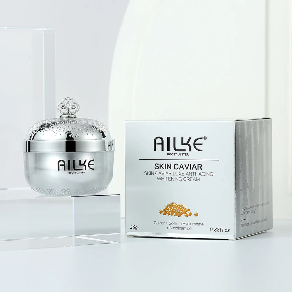 AILKE face cream Roe Essence Anti-Aging Wrinkle Brightening Moisturizing Whitening Freckles women beauty skin HOT Facial care