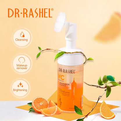 DR.RASHEL vitamin C  Facial Cleanser And Toner Essence Face Cream 4-Piece Facial Skincare Set