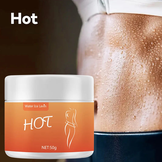 Creme Massagem Corporal Compressas Quentes - Músculos Abdominais Hidratante Musculação