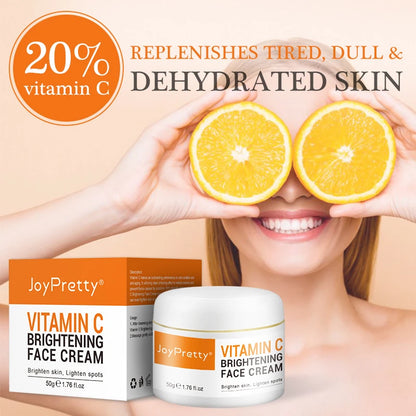 Creme Facial Vitamina C Iluminador - Anti-Idade e Firmeza