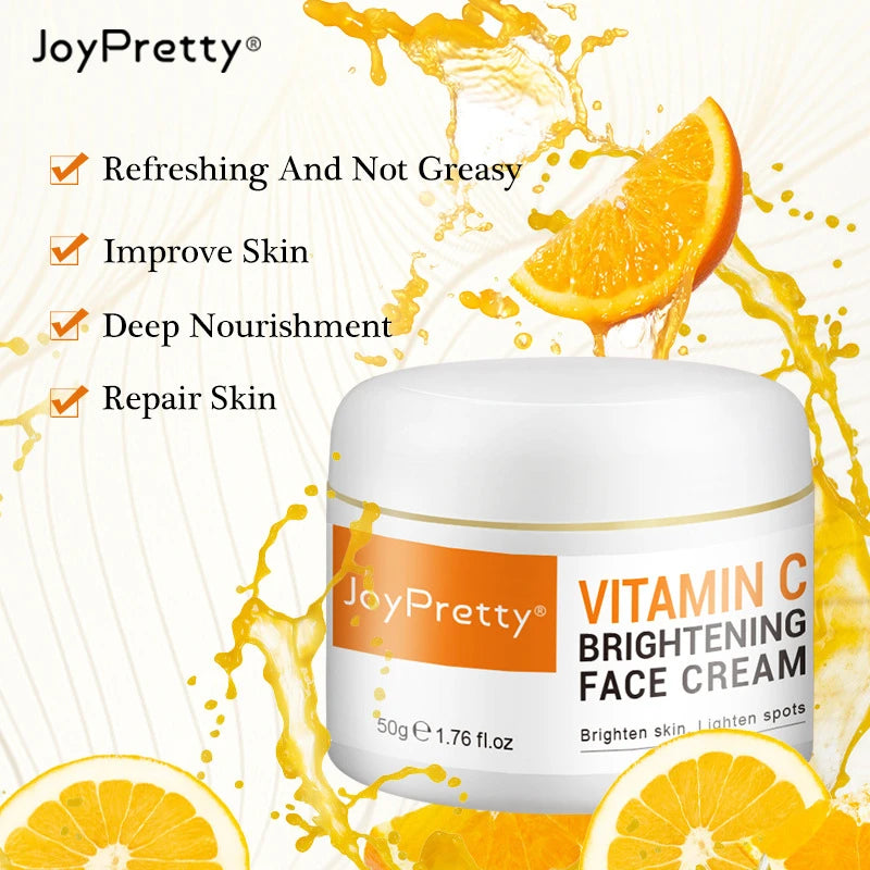 Creme Facial Vitamina C Iluminador - Anti-Idade e Firmeza