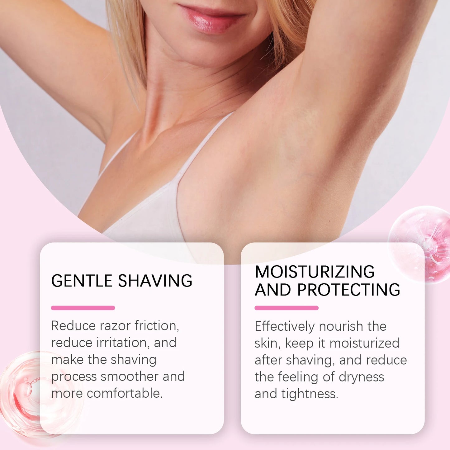 Creme Depilatório Pele Sensível 60g - Suave Indolor Esfoliante Hidratante Pós-Barba