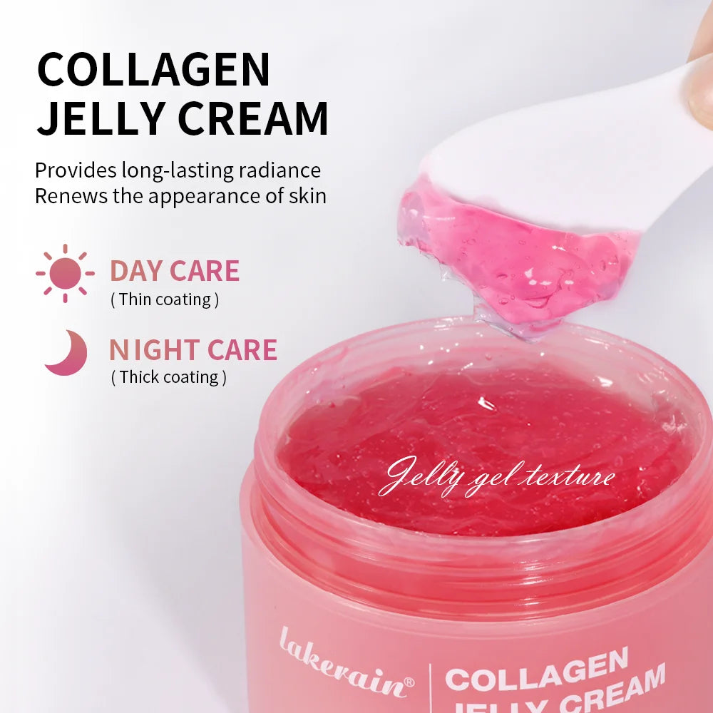 Medicube Collagen Jelly Cream Enhances Skin Barrier Moisture 24-hour Facial Shine Natural Ingredient Korean Face Care Products