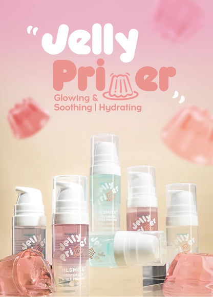 Hydration Boost Primer - Lightweight, Oil-Free, Matte Finish, Transparent Gel For All Skin Types, Natural Look Foundation Cream