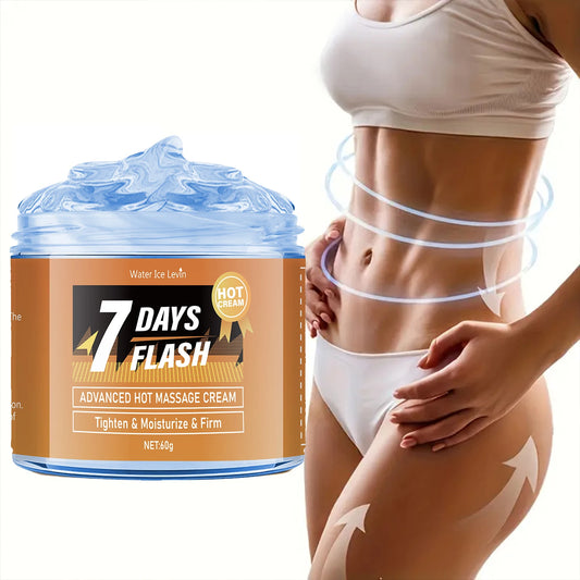 Creme de Massagem Hidratante 60g - Curcumina e Extratos Vegetais para Barriga e Pele Flácida