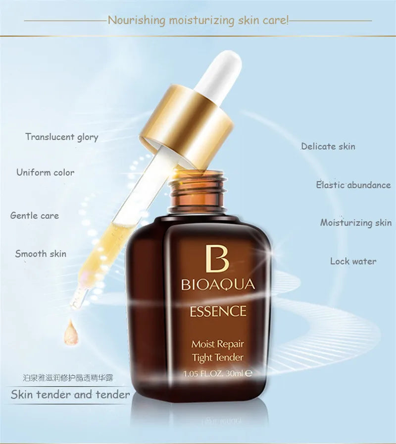 BIOAQUA Sérum de Ácido Hialurónico 30ml - Firmeza, Luminosidade e Hidratação com Colagénio