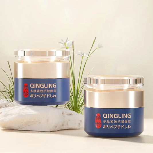 Polypeptide Tightening Anti-Wrinkle Cream Smoother Looking Skin Ageless Firm and Smooth Cream Deep Wrinkle Repair Night Cream