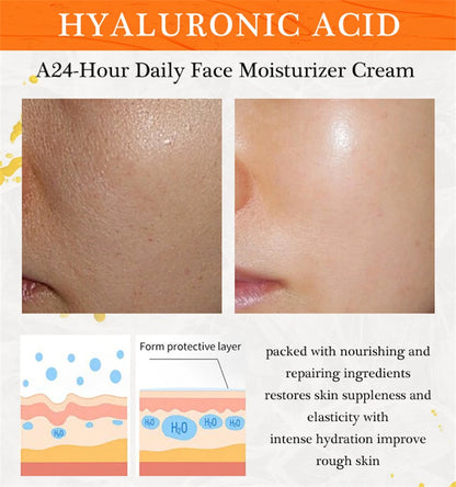 Creme Facial Vitamina C Iluminador - Anti-Idade e Firmeza