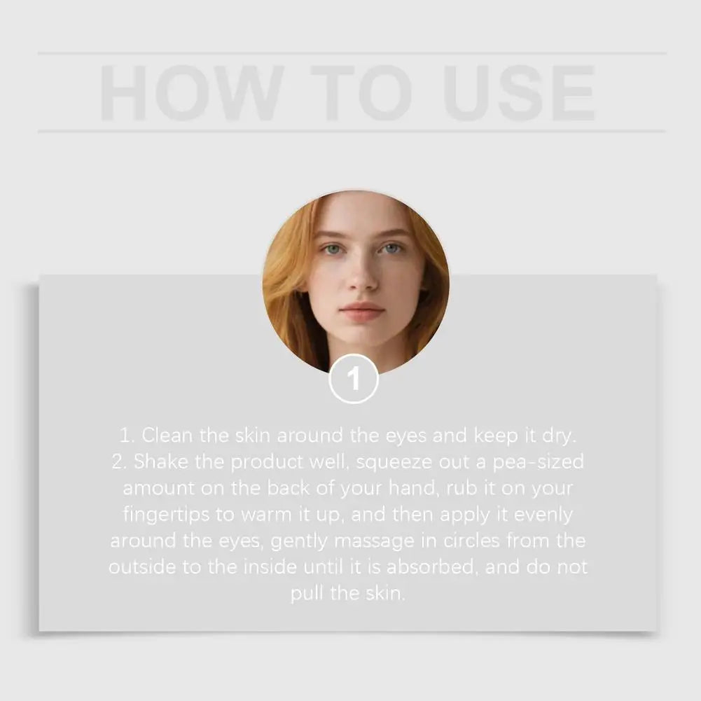 Anti-wrinkle eye cream removes dark circles eye bags tightens skin deeply lastingly moisturizes women's skincare products