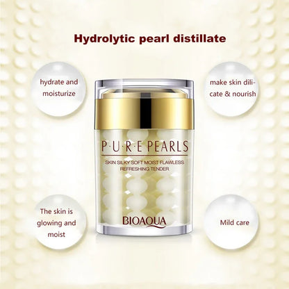 BIOAQUA Whitening Moisturizing Brighten Pearl Cream Anti Wrinkle Anti Aging Day Creams Firming Lift Freckle Removal Skin Care
