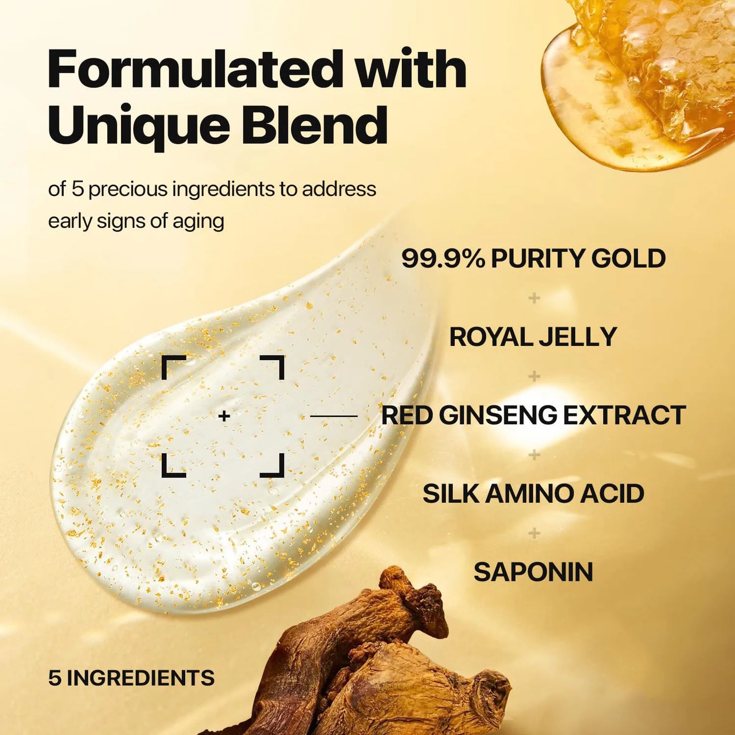 Creme Premium Ginseng e Seda Dourada - Anti-Idade Hidratante Luxo