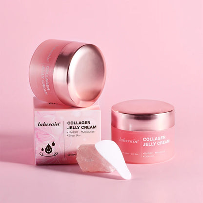 Medicube Collagen Jelly Cream Enhances Skin Barrier Moisture 24-hour Facial Shine Natural Ingredient Korean Face Care Products
