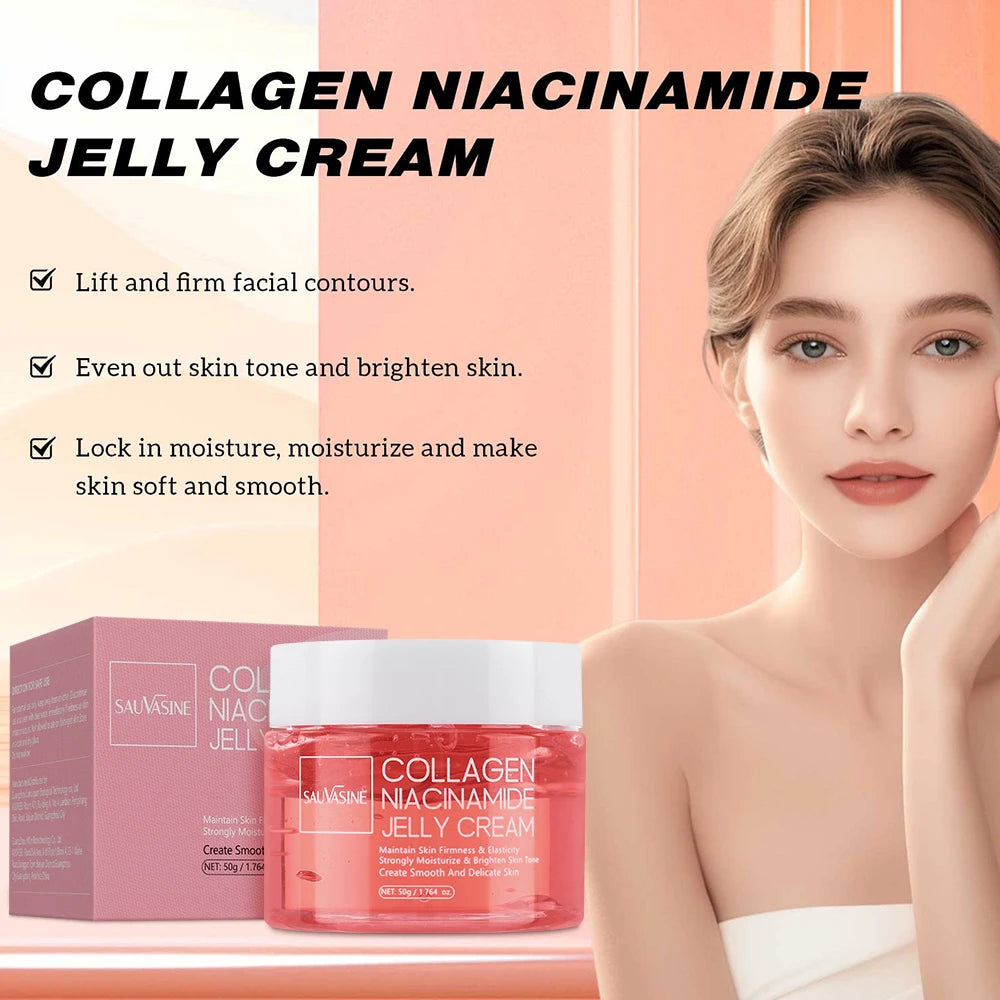 Creme Noturno Coreano com Colagénio e Niacinamida - Hidratação Profunda 50g