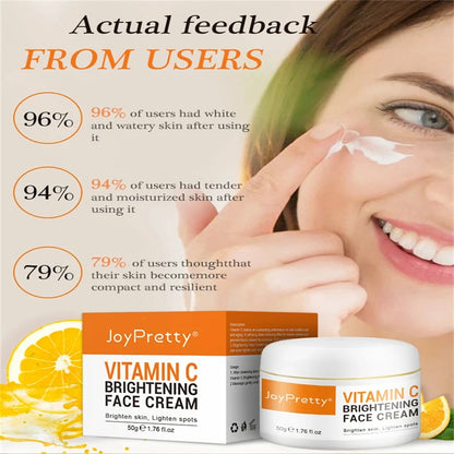 Creme Facial Vitamina C Iluminador - Anti-Idade e Firmeza
