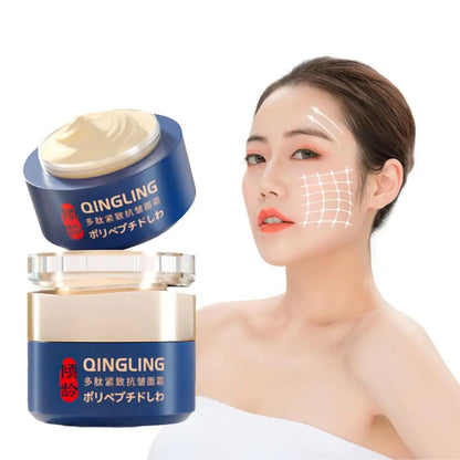 Polypeptide Tightening Anti-Wrinkle Cream Smoother Looking Skin Ageless Firm and Smooth Cream Deep Wrinkle Repair Night Cream