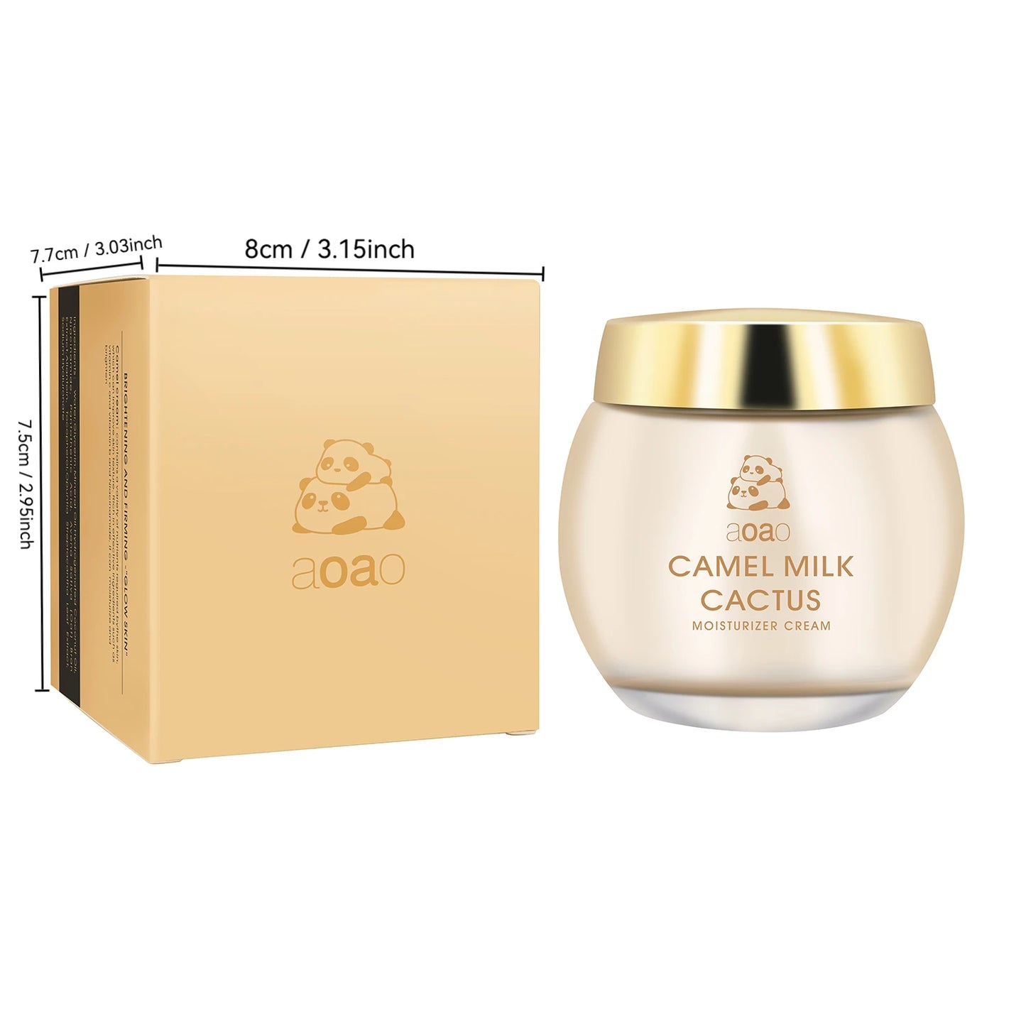 Creme Hidratante Leite de Camelo e Cacto 130g