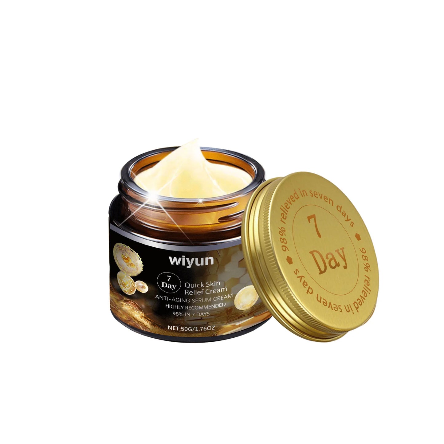 Creme Facial Anti-Manchas e Rugas - Reparação em 7 Dias