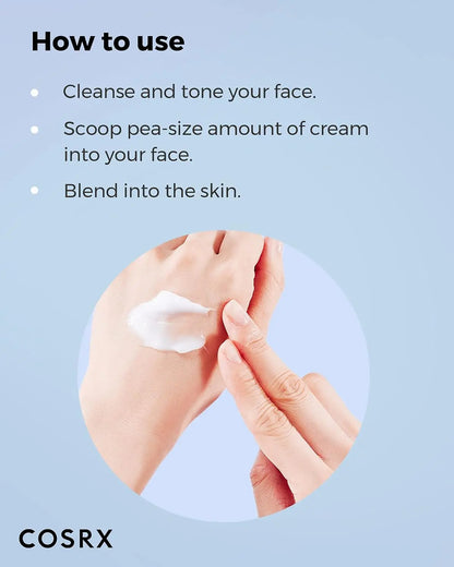 COSRX Creme Hidratante com Ácido Hialurónico 100g - Hidratação Duradoura para Pele Sensível