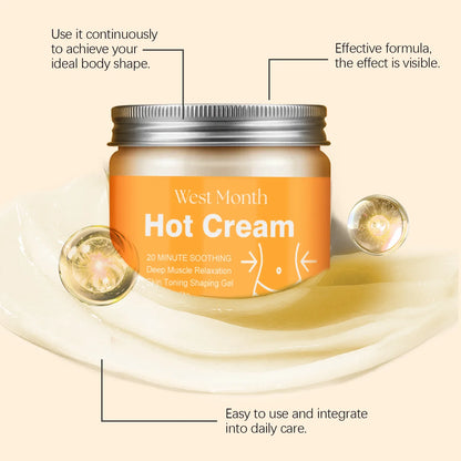 Creme Corporal Firmador West&Month 100g - Elasticidade, Hidratação e Iluminação da Pele