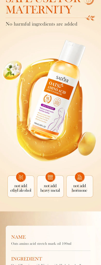 Stretch Marks Permanent Removal Oil Eliminate Body Belly Stretch Marks Swelling Marks Remove Skin Cracks Repair Firming Care