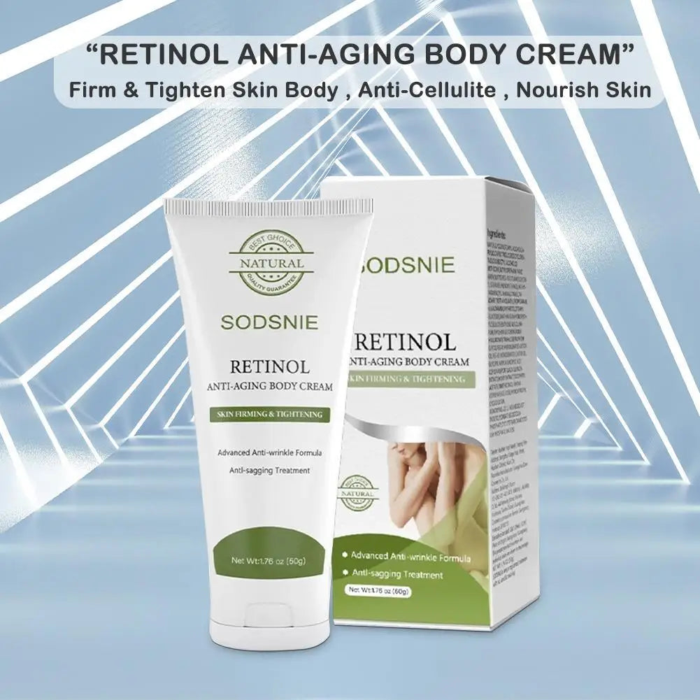 Retinol Anti Cellulite Body Cream Collagen Anti Aging Improve Sagging Skin Remove Wrinkle Firming Lifting Whiten Body Skin Care